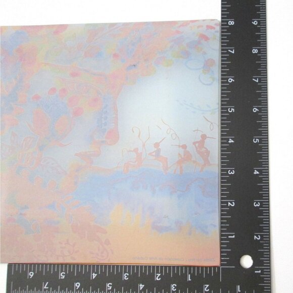 Zaida Del Rio Glass Dish Cuban Artist 8" Square Plate Flower Lady By Ocean - Picture 6 of 7